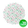 Kép 3/3 - Karácsonyi, papír tányéralátét - 16,5 cm - 20 db / csomag