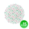Kép 3/3 - Karácsonyi, papír tányéralátét - 21,5 cm - 15 db / csomag
