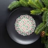 Kép 1/3 - Karácsonyi, papír tányéralátét - 26,5 cm - 10 db / csomag