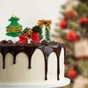 Kép 1/6 - Karácsonyi 3D tortadekor - 10 cm - 2 féle - 3 db / csomag