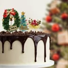 Kép 2/6 - Karácsonyi 3D tortadekor - 10 cm - 2 féle - 3 db / csomag
