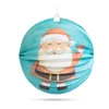 Kép 2/4 - Karácsonyi lampion - Mikulás mintával - 25 cm