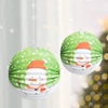 Kép 1/4 - Karácsonyi lampion - Hóember mintával - 25 cm