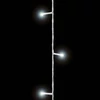 Kép 3/6 - Fényfüzér - 50 db LED - hidegfehér - hálózati - 5 m - 8 program