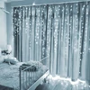 Kép 1/6 - Fényfüggöny - 100 db LED - hidegfehér - hálózati - IP44 - 2,2 m - 8 program