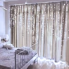 Kép 1/6 - Fényfüggöny - 100 db LED - középfehér - hálózati - IP44 - 2,2 m - 8 program