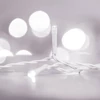 Kép 6/6 - Fényfüggöny - 100 db LED - középfehér - hálózati - IP44 - 2,2 m - 8 program