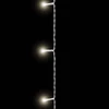 Kép 3/6 - Fényfüggöny - 100 db LED - középfehér - hálózati - IP44 - 2,2 m - 8 program