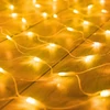 Kép 5/5 - LED-es fényháló - 100 db melegfehér LED-del - 1,5 x 1,5 m - 230V - távirányítós