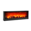 Kép 1/3 - Kandalló LED-es lánghatással - elemes / USB-s - 60 x 10 x 20 cm