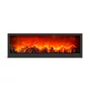 Kép 3/3 - Kandalló LED-es lánghatással - elemes / USB-s - 60 x 10 x 20 cm