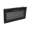 Kép 4/17 - Elektromos beépíthető kandalló - hősugárzó + RGB LED - 91 x 15 x 48 cm