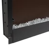 Kép 7/17 - Elektromos beépíthető kandalló - hősugárzó + RGB LED - 91 x 15 x 48 cm