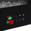 Kép 14/17 - Elektromos beépíthető kandalló - hősugárzó + RGB LED - 91 x 15 x 48 cm