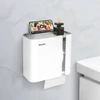 Kép 1/4 - WC-papír tartó szekrény - fehér - 248 x 130 x 230 mm