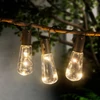 Kép 1/6 - Szolár LED fényfüzér - villanykörte design - 30 LED - 180 cm