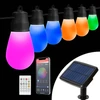 Kép 1/8 - Smart szolár fényfüzér - 30 db RGBIC LED - 13 m - bluetooth