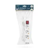 Kép 2/2 - Elosztó 3-as - 3 x 1,5 mm - 1,5 m - 2 x USB-vel - kapcsolós