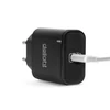Kép 1/4 - Adapter - Type-C - gyorstöltő, PD20W - fekete