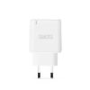 Kép 2/4 - Hálózati Adapter USB + Type-C PD20W gyorstöltéssel - fehér