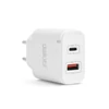 Kép 3/4 - Hálózati Adapter USB + Type-C PD20W gyorstöltéssel - fehér