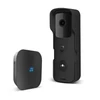 Kép 1/5 - Smart Wi-Fi-s videó kaputelefon szett - akkumulátoros - MicroSD, FHD, PIR - fekete