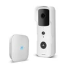 Kép 1/5 - Smart Wi-Fi-s videó kaputelefon szett - akkumulátoros - MicroSD, FHD, PIR - fehér