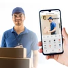 Kép 2/7 - Smart Wi-Fi-s videó kaputelefon - akkumulátoros, 12V - MicroSD, FHD, PIR - fekete