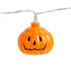 Kép 2/3 - Halloween-i LED-es fényfüzér - tök - 12 LED - 2 x AA - 2 m