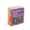 Kép 3/3 - Halloween-i LED-es fényfüzér - tök - 10 LED - 2 x AA - 1,35 m