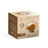 Kép 3/3 - Duplafalú üvegpohár - szív formával - 180 ml