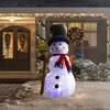 Kép 1/2 - Felfújható hóember - 120 cm - IP44 - RGB színes LED - 100 - 240V