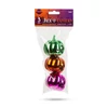 Kép 6/6 - Halloween-i tök dekoráció - fényes - 6 cm - 3 szín / csomag