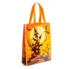 Kép 3/3 - Halloween-i ajándéktáska - narancssárga / lila - 30 x 40 x 10 cm