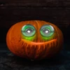 Kép 1/3 - Halloween-i ijesztő szempár - zöld LED-es - elemes