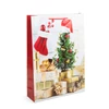 Kép 4/5 - Karácsonyi ajándéktasak - papír - 330 x 102 x 457 mm - 4 féle / csomag - 12 db / csomag