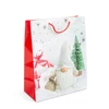 Kép 2/5 - Karácsonyi ajándéktasak - papír - 265 x 127 x 330 mm - 4 féle / csomag - 12 db / csomag