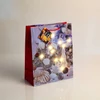 Kép 4/5 - Ajándéktasak - 10 melegfehér LED, papír - 265 x 127 x 330 mm - 4 féle / csomag - 12 db / csomag