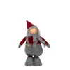 Kép 2/2 - Karácsonyi textil manó figura - teleszkópos lábbal - 40 - 60 cm