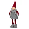 Kép 1/2 - Karácsonyi textil manó figura - teleszkópos lábbal - 40 - 60 cm