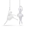 Kép 2/2 - Karácsonyi dísz - akril balerina - 14 x 4 x 4 cm - 2 db / csomag