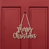Kép 1/4 - Karácsonyi dekoráció - "Merry Christmas" felirat - 20 x 12 cm - arany