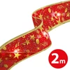 Kép 1/3 - Karácsonyi LED-es szalag - piros - 2 m x 5 cm - 2 x AA