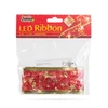 Kép 3/3 - Karácsonyi LED-es szalag - piros - 2 m x 5 cm - 2 x AA
