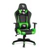 Kép 1/4 - Gamer szék - derékpárnával, fejpárnával - zöld