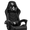 Kép 3/4 - RGB LED-es gamer szék - karfával, párnával - fekete