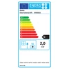 Kép 4/4 - Elektromos fali kandalló - hősugárzó + LED - íves