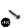 Kép 1/3 - Gipszkarton csavar fém menetes - 3,5 x 35 mm - 100 db / csomag
