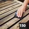 Kép 1/4 - Csiszolóvászon - 150-es - kék - 230 x 280 mm - 5 db / csomag