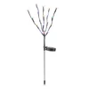 Kép 2/3 - Leszúrható szolár virág - 20 színes LED - 65 cm